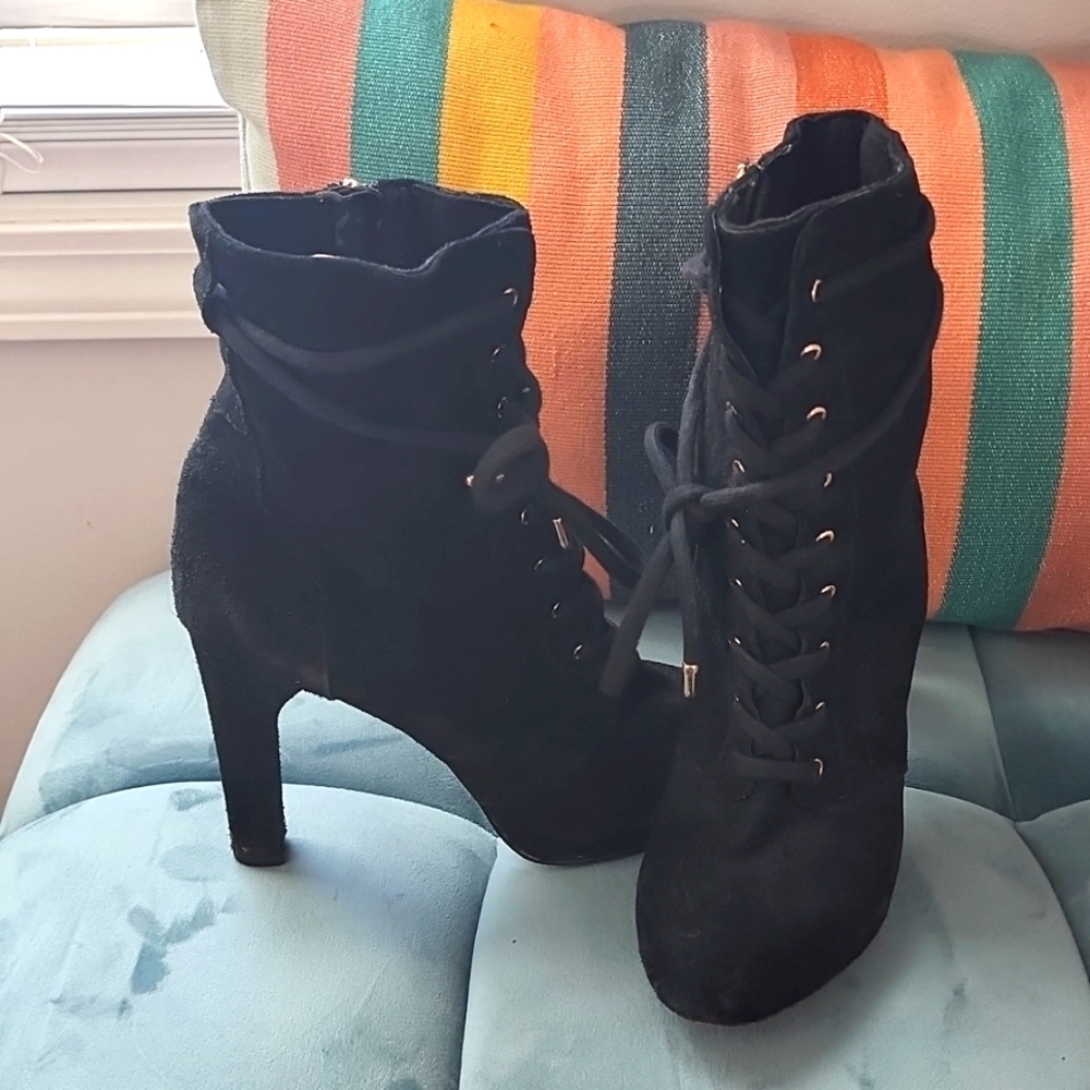 I.N.C. Black booties